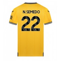 Pánský Fotbalový dres Wolves Nelson Semedo #22 2023-24 Domácí Krátký Rukáv